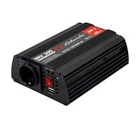 Schumacher INV 300 Onduleur Convertisseur Sinus Modifié 12V DC > 220V/240V AC - Puissance Continue 300W - Protections Surtensions, sous-Tensions, Surcharges et Thermique - Ventilateur - Silencieux