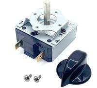 Schumacher Kit chargeur de batterie avec minuteur 135 minutes avec position de maintien Remplace 0099000094 697124 Bouton et vis de montage inclus