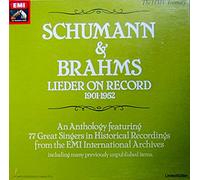 Schumann & Brahms - Schumann & Brahms: Lieder on Record [Vinyl Schallplatte] [8 LP Box-Set]