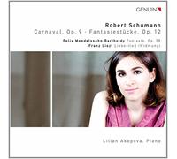 Schumann : Carnaval, Fantasiestücke. Akopova.