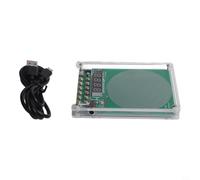 Schumann Compact Acrylique Générateur d'Ondes avec Fréquence Réglable de 0,01 Hz à 100 000 Hz pour Usage Domestique (Argent)