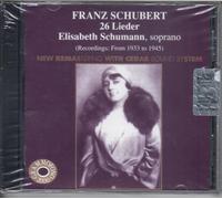 Schumann, Elisabeth - 26 Lieder [Import]