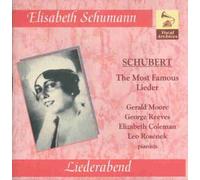 Schumann,Elisabeth - Liederabend [Import]