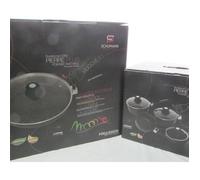 Schumann Lot de Casserole 16/18/20cm et poêle 32cm