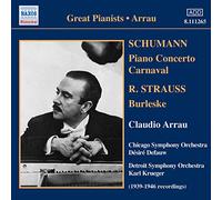 Schumann : Concerto pour piano; Carnaval; R. Strauss : Burleske – NAXOS