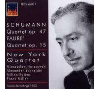 Schumann Faure : Quatuor avec Piano [Import]