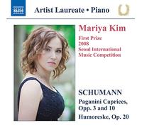 Mariya Kim – Mariya Kim joue Robert Schumann : Oeuvres pour piano – CD – NAXOS