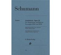 Schumann Robert - Liederkreis Op.39 (Versions 1842 Et 1850 - Voix Haute/Piano