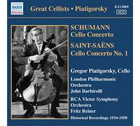 Schumann & Saint-Saëns – Concerto pour violoncelle en la mineur Op. 129 – Import – NAXOS