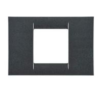 Schupa Gewiss GW22292 ABDECKRAHMEN 2G.SCHIEFER MET.SYS VIRNA