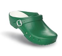 Schurr oP-chaussures chiroclogs classic avec et sans au niveau du talon, Vert - Grun mit Fersenriemen, 41