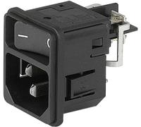 Schurter DC11.0001.203 Connectique pour appareils réfrigérants mâle, droit Nombre total de pôles: 3 10 mA noir 1 pc(s)