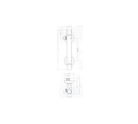 SCHUTTE Robinet mitigeur thermostatique douche Vigo