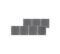Schutting 1218x186 cm HKC grijs3053230