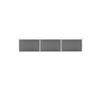 Schutting 526x106 cm HKC grijs3053248