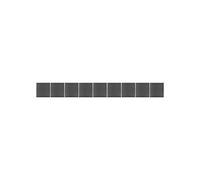Schuttingpanelenset 1564x186 cm HKC zwart3070436