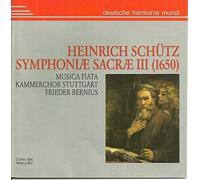 Schutz / Bernius / Stuttgart Chamber Choir - Symphoniae Sacrea III