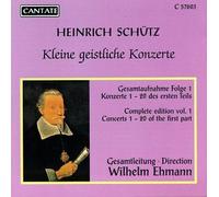 Schutz, H. - Sacred Concertos-Volume. 1