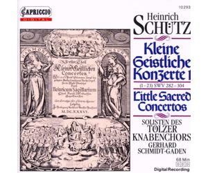 Schutz, H. - Volume. 1-Little Sacred Concertos