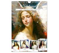 Schutzengel. Zauberhafte Lichtwesen und Botschafter (Wandkalender 2026 DIN A4 hoch), CALVENDO Monatskalender: Zarte Engelbilder im romantischen Ölgemälde-Stil