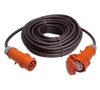 as-Schwabe 61028 Rallonge électrique CEE H07RN-F 5G6 5 broches pour extérieur IP44 25 m 400 V 32 A