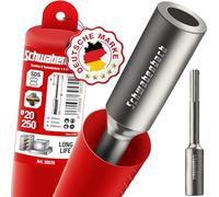 SCHWABENBACH® Enfonce-Pieux SDS Max Ø32 x 250 mm - intérieur 20mm - Outil d’Enfoncement pour Piquets de Terre et Ancres de Sol - Adapté aux Perforateurs SDS Max