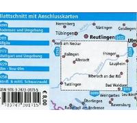 Schwäbische Alb Und Oberschwaben, Sigmaringen - Biberach An Der Riß, Albstadt 1:100 000