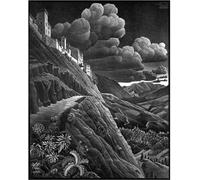 Schwagebo 1000 Pièces De Bois Puzzl Maurits Cornelis Escher Peinture Murale Jouets Éducatifs pour Enfants GE90KR