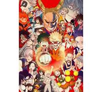 Schwagebo 1500 Pièces - Coloré Puzzles - Pictures - Gifts - Japanese Classic Animes My Heross Academias - Jeux Personnalisés pour Enfants Et Adultess - Jk332Zp