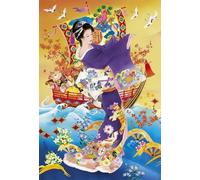 Schwagebo 1500 Pièces - Coloré Puzzles - Pictures - Gifts - Japanese Kimonos Woman Geishas Affiches - Décoration Murale - Elderly Jeu De Mémoire Et De Cognitions - Jk371Zp