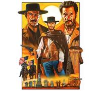 Schwagebo Clint Eastwood Movie Poster Puzzle 1000 Pièces en Bois pour Enfants Adultes Jeu Éducatif Hf118Mw