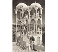 Schwagebo Puzzle 1000 Pièces Maurits.Cornelis.Escher Reproductions Poster Jeu De Décompression en Bois pour Jouets Adultes Mw70Pa