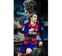 Schwagebo Puzzles en Bois 1000 Pièces Joueurs De Foot Français A.Griezmann Poster pour Adultes Jeux De Famille Jouets Éducatifs Kq270Tz