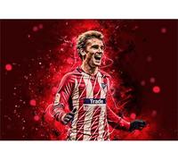 Schwagebo Puzzles en Bois 1000 Pièces Poster des Joueurs De Foot Français A.Griezmann pour Adultes Jeux Familiaux Jouets Éducatifs Kq269Tz