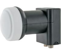 SCHWAIGER 289 Twin LNB Low Noise Blockconverter digital Capuchon LNB Accessoires pour parabole Multifeed Protection contre les intempéries anthracite