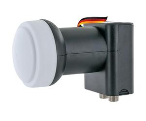 SCHWAIGER 289 Twin LNB Low Noise Blockconverter Digital Capuchon LNB Accessoires pour Parabole Multifeed Protection Contre Les intempéries Anthracite