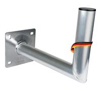 SCHWAIGER -5149- Support pour Parabole | antenne Satellite | Installation Satellite | Parabole | Support Mural | équerre en Aluminium | testé par Le TÜV | Distance au Mur 35 cm | Argent