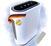 SCHWAIGER 658019 Purificateur d'air Air Purifier Stérilisateur UV H13 Filtre HEPA Smart Sensor Filtre à charbon actif Nettoyage à 99,95% CADR 240m³/h 4 niveaux de ventilation
