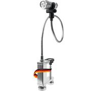 SCHWAIGER 658170 Lampe de poche pour barbecue - Accessoire de barbecue - Lampe de travail - Éclairage flexible - Col de cygne LED magnétique rotatif