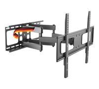 SCHWAIGER -9437- Support TV Mural | inclinable, inclinable | 94-218 cm | 37-86 Pouces | Support pour LED 4K OLED | Charge Max. 50 kg | Distance au Mur jusqu'à 51 cm | Norme VESA Max. 600x400 | Noir