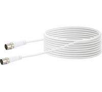 Schwaiger antenne, SAT Câble de raccordement [1x F à raccord rapide - 1x F à raccord rapide] 10.00 m 10 dB quadruple blindage
