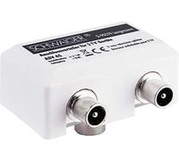 Schwaiger asv45532 2 x TV breitbanda ufsteck Répartiteur Blanc