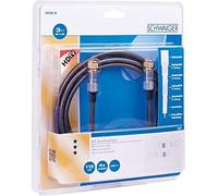 Schwaiger-câble satellite-fiche empfängerkabel 110 dB, 3 m noir