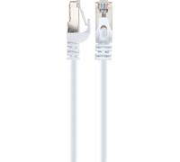 Schwaiger CAT6 Câble réseau, S/FTP, 1,0m, blanc