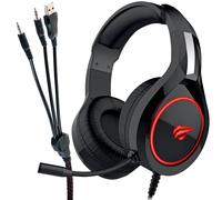 Schwaiger GH50 Casque Gaming Over-Ear Avec Microphone LED Stéréo PC Notebook