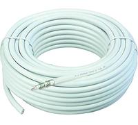 Schwaiger Câble coaxial 135 dB quadruple 8,2mm 25,0m blanc