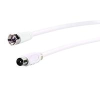 Schwaiger KVCK161532 SAT-Adapterkabel 75dB, F/IEC-Stecker, 1,5 m weiß
