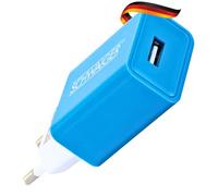 Schwaiger Chargeur secteur USB LAD300B 511 – Compact 230 V Universel Multi-protection Bleu/Blanc