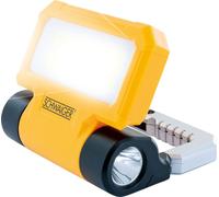 Schwaiger Lampe de travail à LED avec lampe de poche 300Lm sch./gel