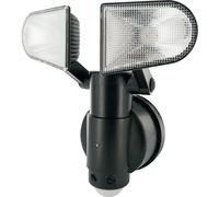 SCHWAIGER -LED220 011- Lampe à détecteur LED (2 fois) avec détecteur de mouvement et 2 lampes, noir